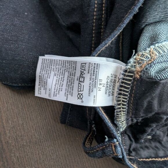 Gap dark rinse bootcut jeans size 24 regular Nwot - Picture 3 of 4